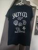 Salty Co. Men's M Blue Beach T-Shirt Unisex T-Shirt