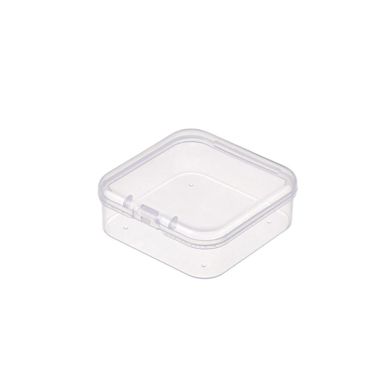 Transparent Storage Container With Interlocked Lids Durable Stackable Designs For Home Office And Craft Rooms 1