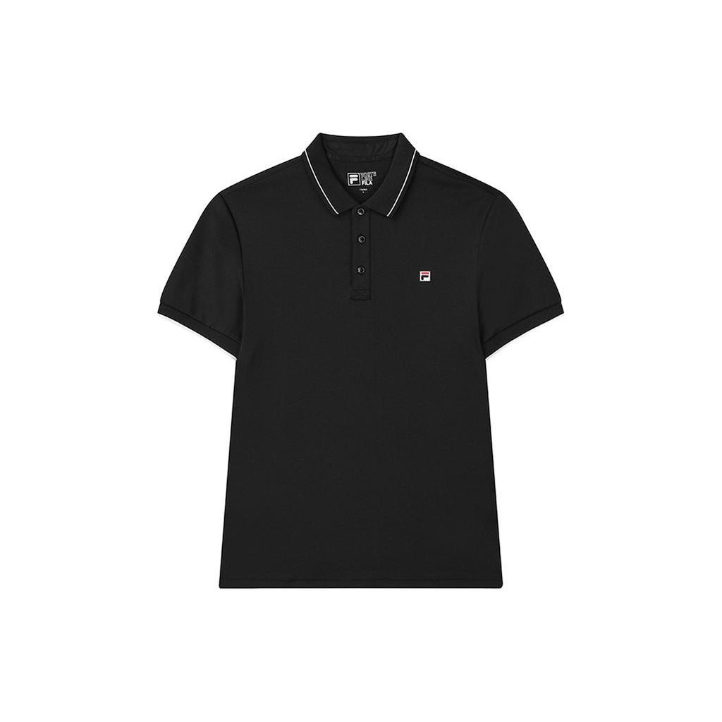 New FILA Polo Shirts Men's Black F51M228106F-BK