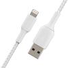 Braided Cable - BELKIN - Lightning To USB-A - 2 M - White