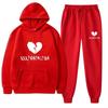 2025 Trendy European & American Spring/Autumn Hoodie & Sweatpants Fashion Set