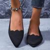 Fashion Women Flats Women Solid Slip Designer Casual Breathable Mesh Shoes Women Loafers Comfortable Shoes 2025 Pointed Toe Flat Shoes