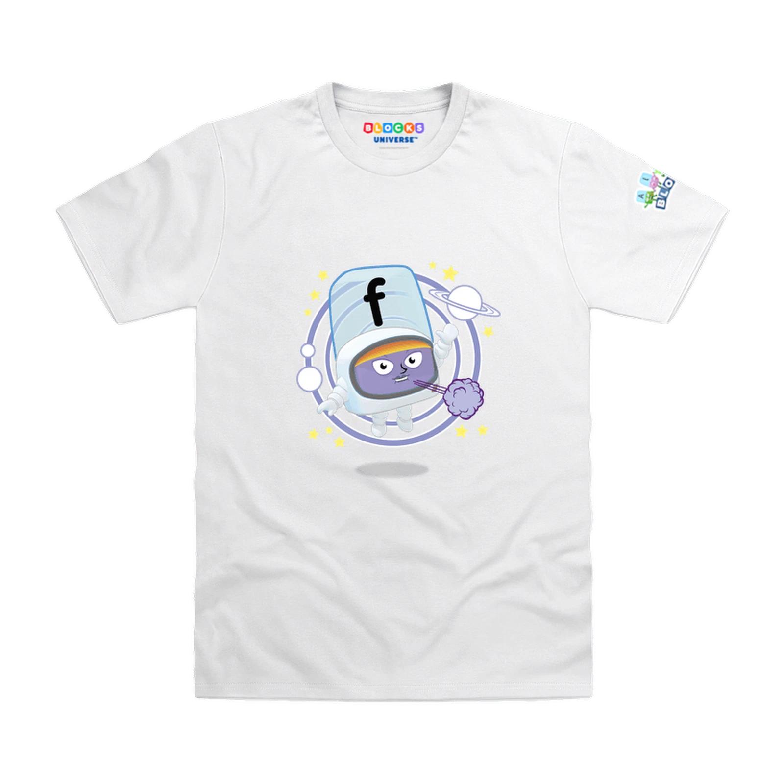 

Officially Licensed Alphablocks F - Fffantastic! Kids T-Shirt 150