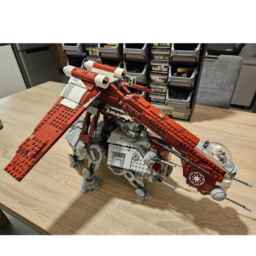 MOC Coruscant Dropship Model Compatible 75019 AT-Robot Building Blocks DIY Spaceship 75354 Assembly Brick kid Toy Christmas Gift