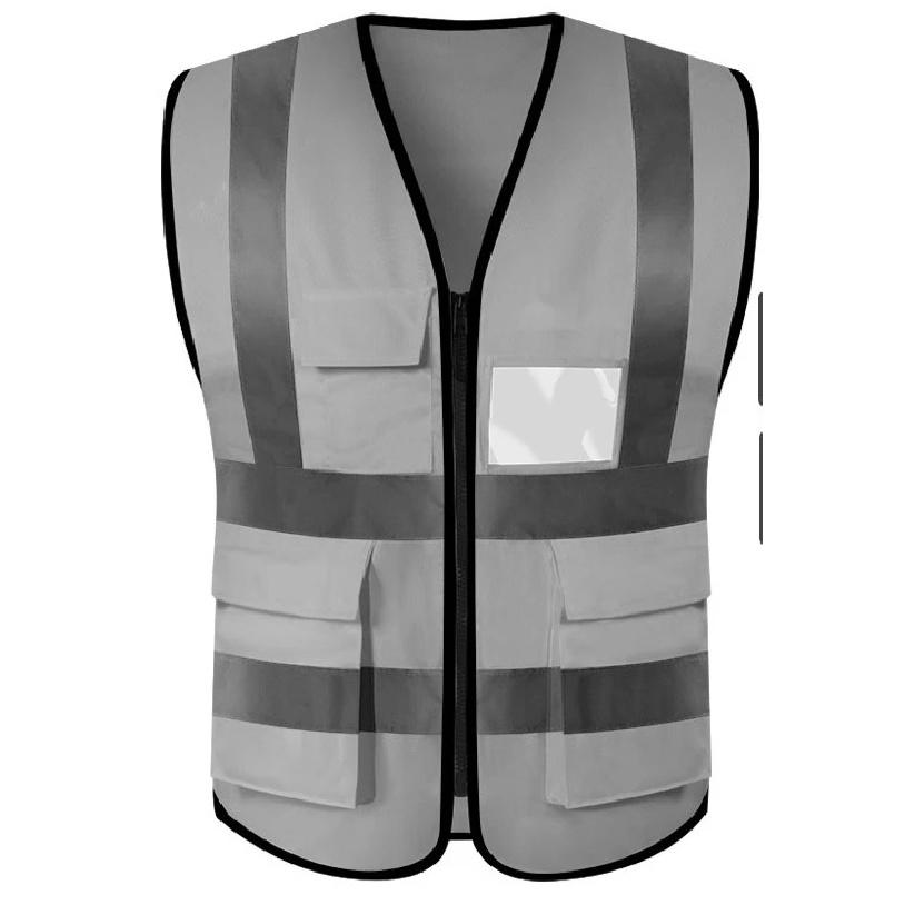 Reflective Vest High-Grade Safety Signal Custom Logo Rider Jacket Vest High Visibility Working Safety Jacket Fluorescent Woman