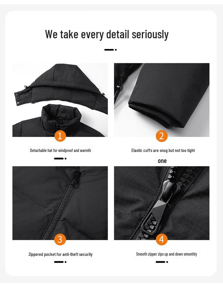 2025 Unisex Winter Extreme Cold 90% White Duck Down Jacket - New Style, Warm, Outdoor Cold Protection