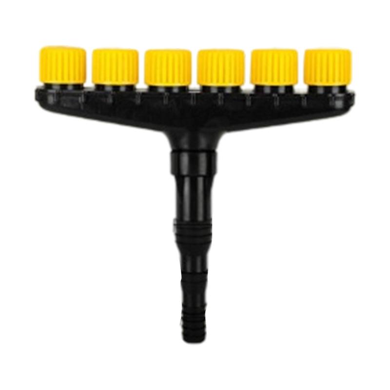 Plastic Sprayed Head with 360 Degree Angles Adjustment for Uniform Water Distribution in Flowerbeds and Vegetable Garden