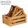 Vintage Weathered Wooden Slat Display Box for Decorative Props and Weddings
