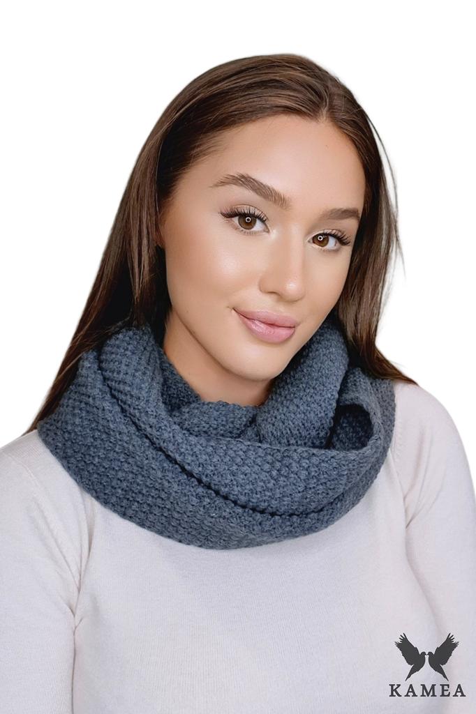 Sappho Women' Scarf Graphite Color