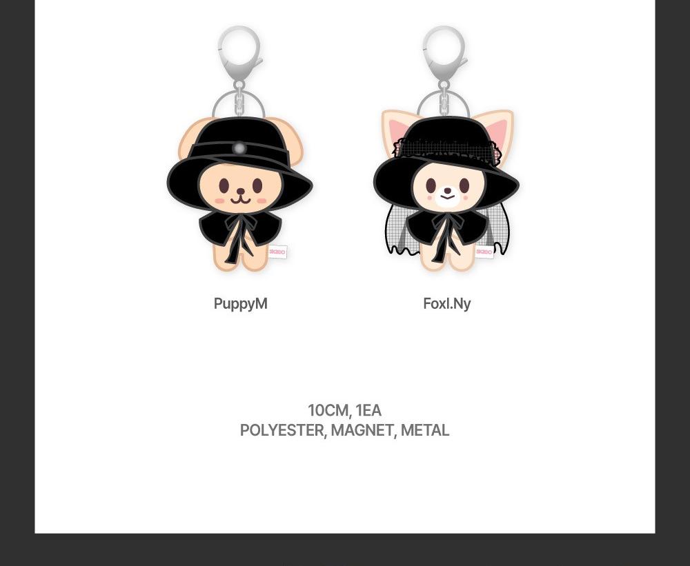 (SKZOO KOSTYME MAGNET PLYSJ NØKKELRING) Stray Kids [DO IT] POP-UP STORE MD