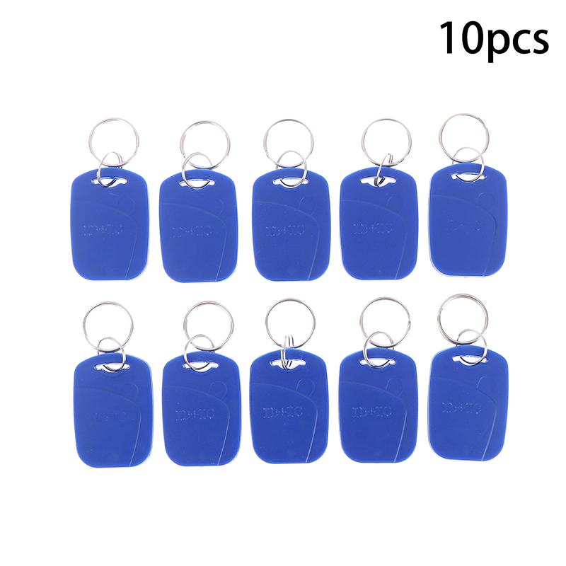 5/10 Stück 2 in 1 Dual-Chip Frequenz RFID Schlüsselanhänger ID 125 kHz T5577 + IC 13,56 MHz UID Beschreibbare Replizierbare Zutrittskontroll-Schlüsselanhänger