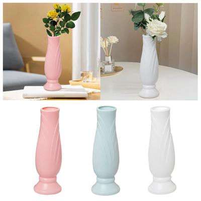 Floral Vase Tall Bud Vase Elegant Unique Ornament Nordic Modern Plant Pot for