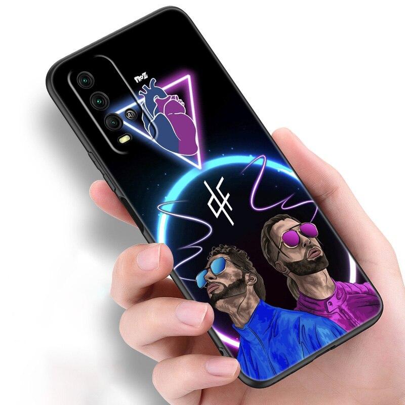 

Силиконовый чехол для телефона PNL Rapper для Xiaomi Redmi Note 11 10 9 8 Pro 11T 10T 10S 9S 8T 9 9A 9C 9T черный мягкий чехол Coque Funda Redmi 8