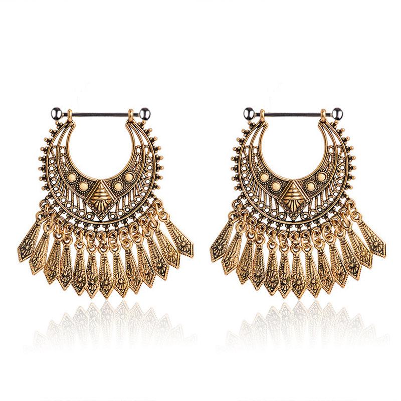 Der neue Brustwarzenring Bosumian Wind Retro Pine Soverell Ring Milchring