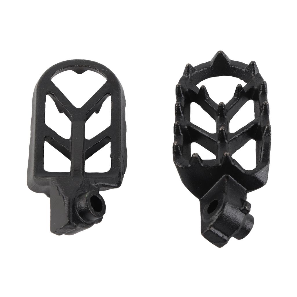 Motorcycle Foot Pedal Stainless Steel 120mm Black Rider Foot Peg Rest Pedal for TW200 PW50 PW80 Pit Dirt Bikes