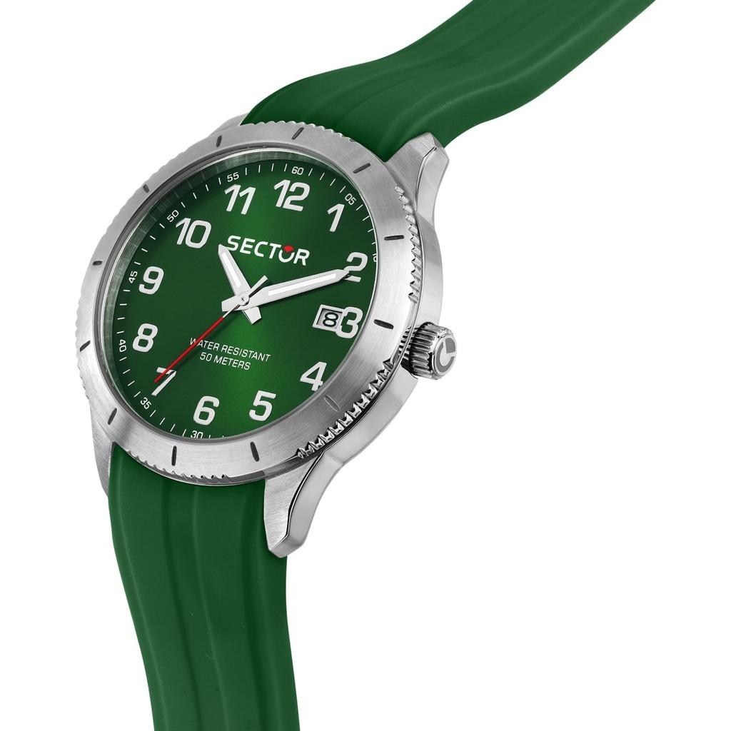Sector 270 Silicone Strap Green Dial Quartz R3251578016 Men's Watch