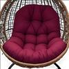 Hanging Egg Chair Cushion Soft Basket for Porch Office Outdoor