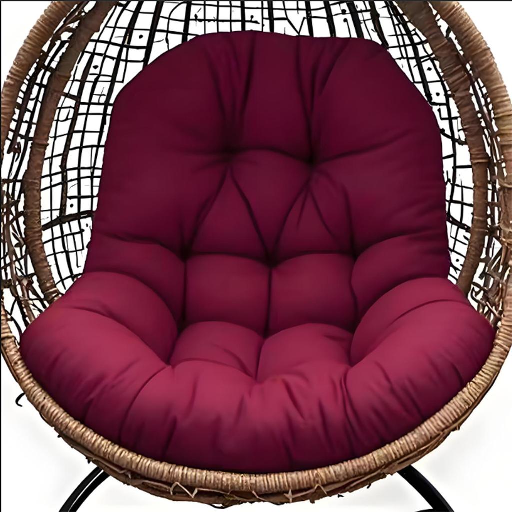 Hanging Egg Chair Cushion Soft Basket for Porch Office Outdoor