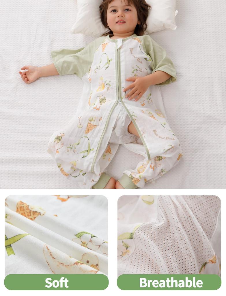 Baby Sleeping Kids Open Short Prevents Sleeping Prevents Futon from Gift for Boys and Girls 100 [Panegy] Sleeper, Children, Summer, Swaddle, Romper,