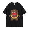 2026 New Epic Face Domo Kun Summer Casual Pure Cotton Fashion Casual Tshirt for Couples Unisexs Clothing and Women Summer T Shirt