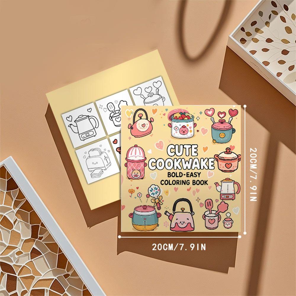 Stress Relief Graffiti Painting Book Educational Paperback Cute Doodles Book  for Adults And Teens
