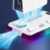 PS5 Multi-Function Cooling Base with Colorful Controller Charging Station for PS5 Pro and PS5 Slim