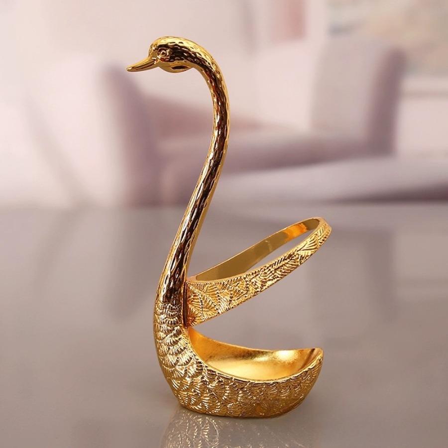 Alloy Swan 6pcs Fruit Forks Set