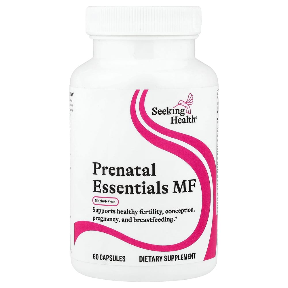 

iHerb Seeking Health Prenatal Nutrients Methyl-Free Veggie Capsules, 60 Counts 60 pcs - 1 ea