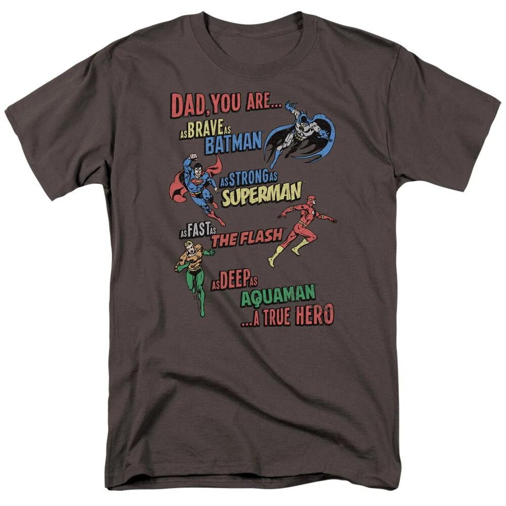 Justice League Of America  Hero Dad  T-Shirt - Regular or Tank - to 5X M