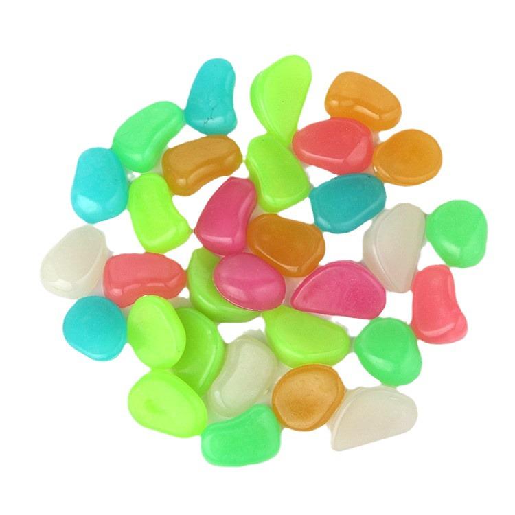 Luminous Stone 2.5-2.7cm - Fluorescent Pebble for Garden, Aquarium, and Landscaping