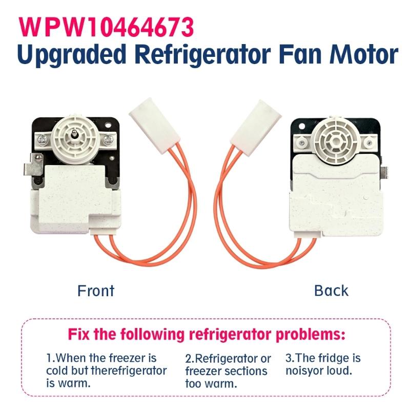 Multfituniaonl Refrigerator Cooling Fan Motor Suitable for Multiple Models Use Direct Installation Plastic Texture