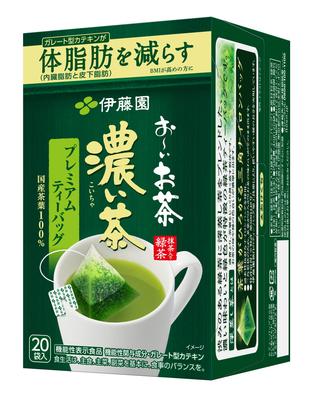 Ito En Oi Ocha Premium Poşet Çaylar, Yoğun Çay, 2.0g x 20 poşet [Fonksiyonel İddialı Gıda]