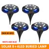 12LED Solar Power Disk Light Outdoor Garden Solar Underground Light Deck Light Spotlight Buried Solar Led Lamp Garden Decor