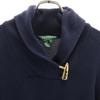 LAUREN RALPH LAUREN Long sleeve Shawl collar sweater M Navy knit Women Used