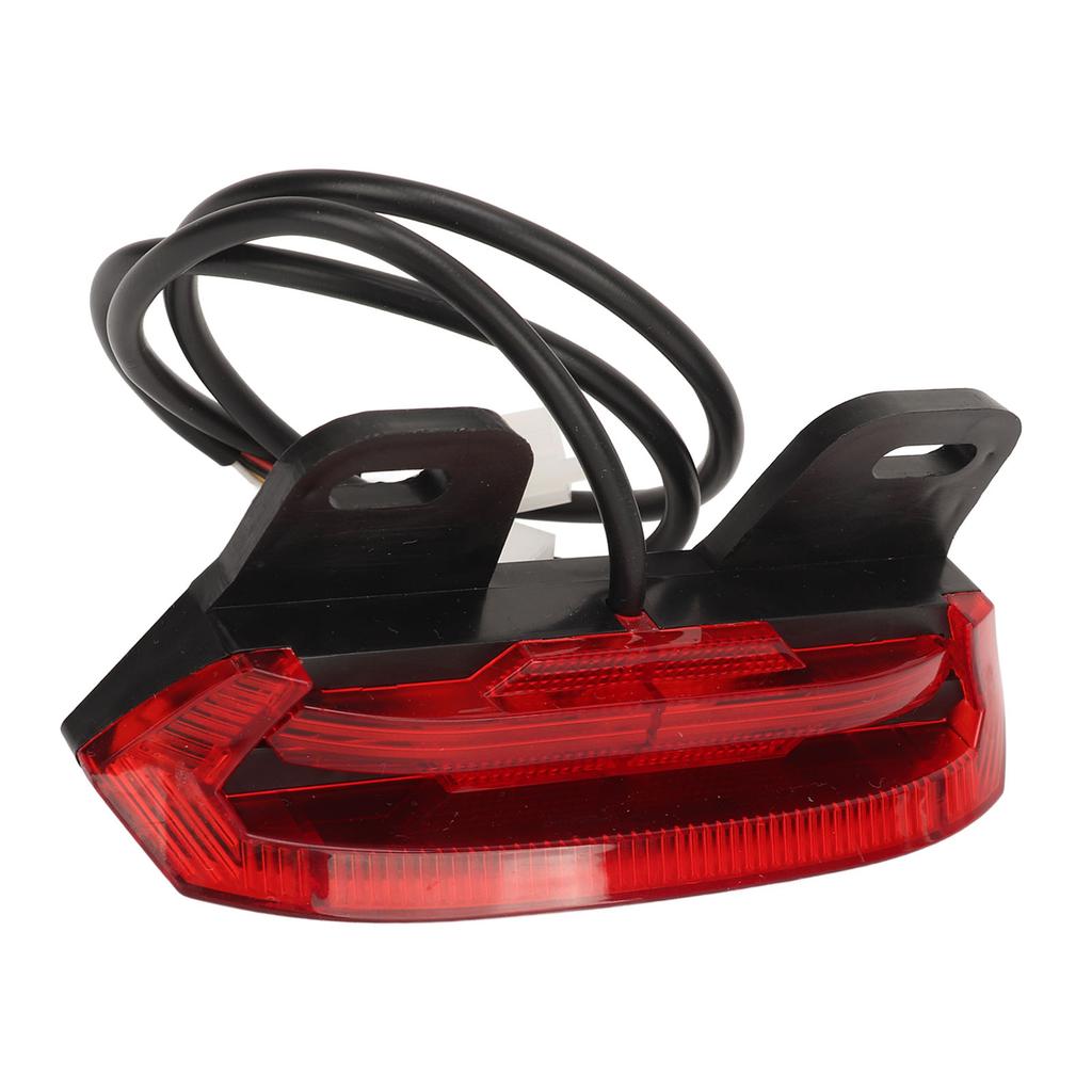 Bicycle Tail Light 36?60V LED Waterproof Multi Function Bike Rear Warning Light for Motorcycles Electric Scooters Accessory