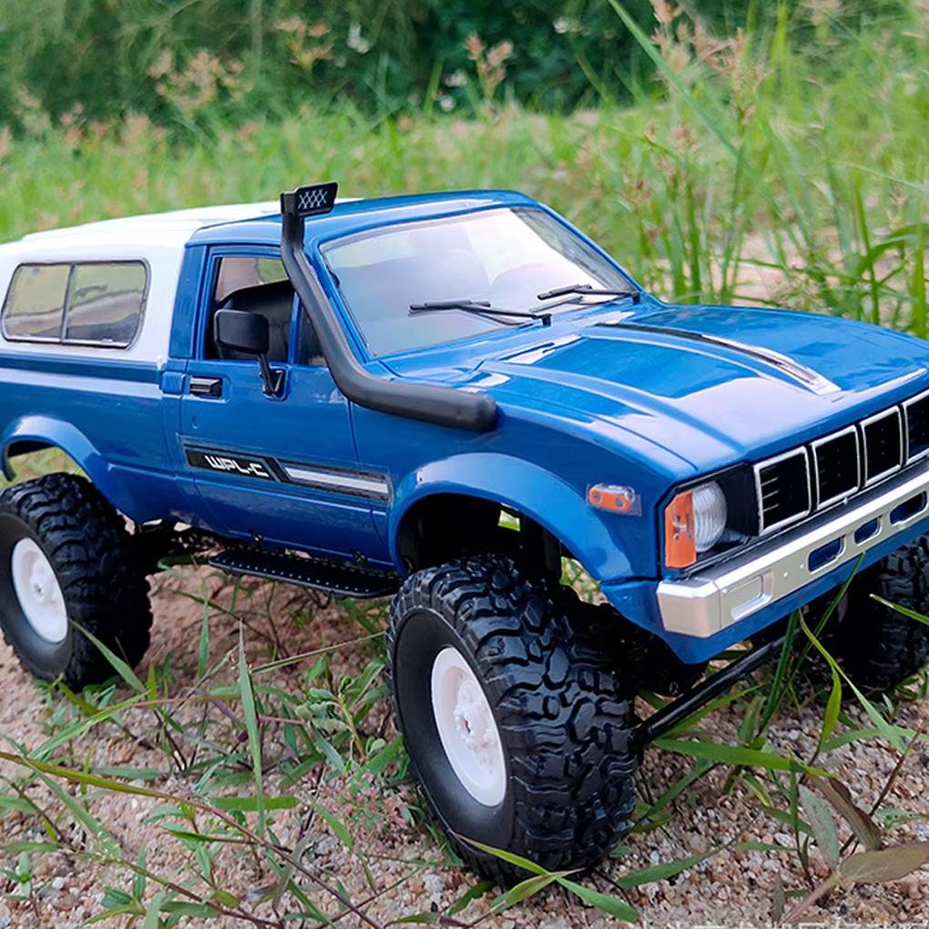 2024 New Full Scale RC Car 1:16 2.4G 4WD Rock Crawler Electric Buggy Climbing Truck LED Light on-road 1/16 for Kids Gifts Toys