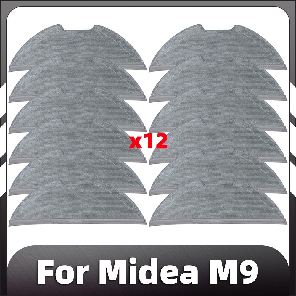 Compatible for Midea M9 Robot Vacuum HEPA Filter Mop Pads Replacement Spare Parts Accessories