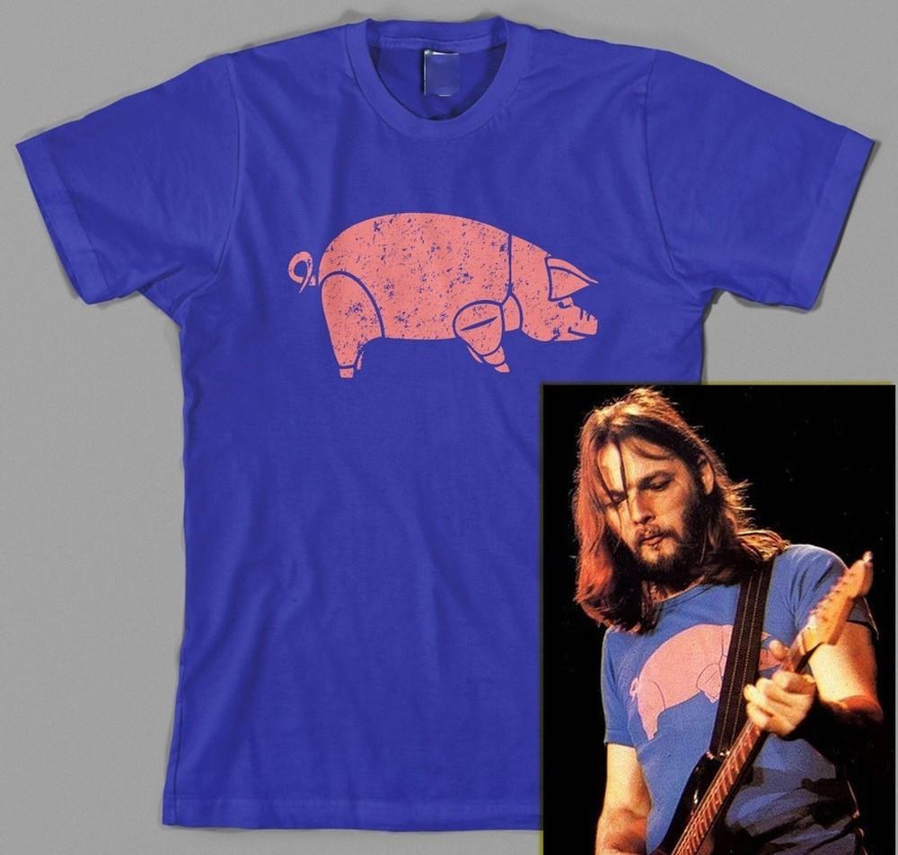 Pink Floyd David Gilmour Pig T Shirt, The Wall Syd Barrett, Roger Waters Shirt Unisex T-Shirt M