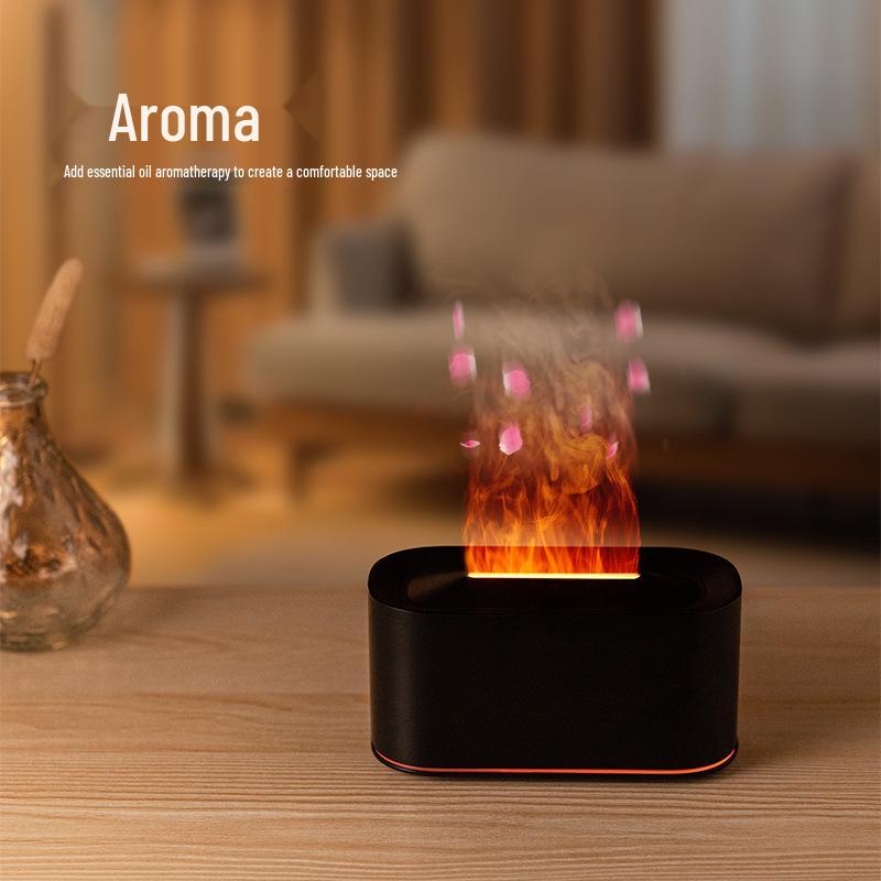 Multicolor Flame Aroma Diffuser with Automatic Spray & Ambient Light