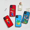 Super Game M-Mario Phone Case For IPhone 13 12 X XS MAX Pro Max 16 15 11 14 Pro Max Shockproof Matte Cover
