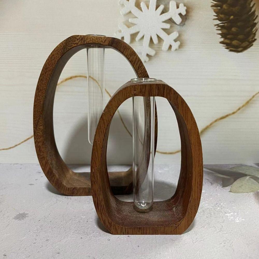 Creative Mini Water-cultured Vase Transparent Plant Flower Stand Flower Arrangement Ornament Gift