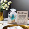 1-3Pcs Mini Resin Angel Pocket Hug with Encouragement Card Cute Birthday Gift Sentimental Present for Friends And Family