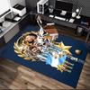 Football Star Messi Rug Ideal for Reading Room, Multi-purpose Office Chair Sofa Carpet, Anti-slip Printed Home Area Rug