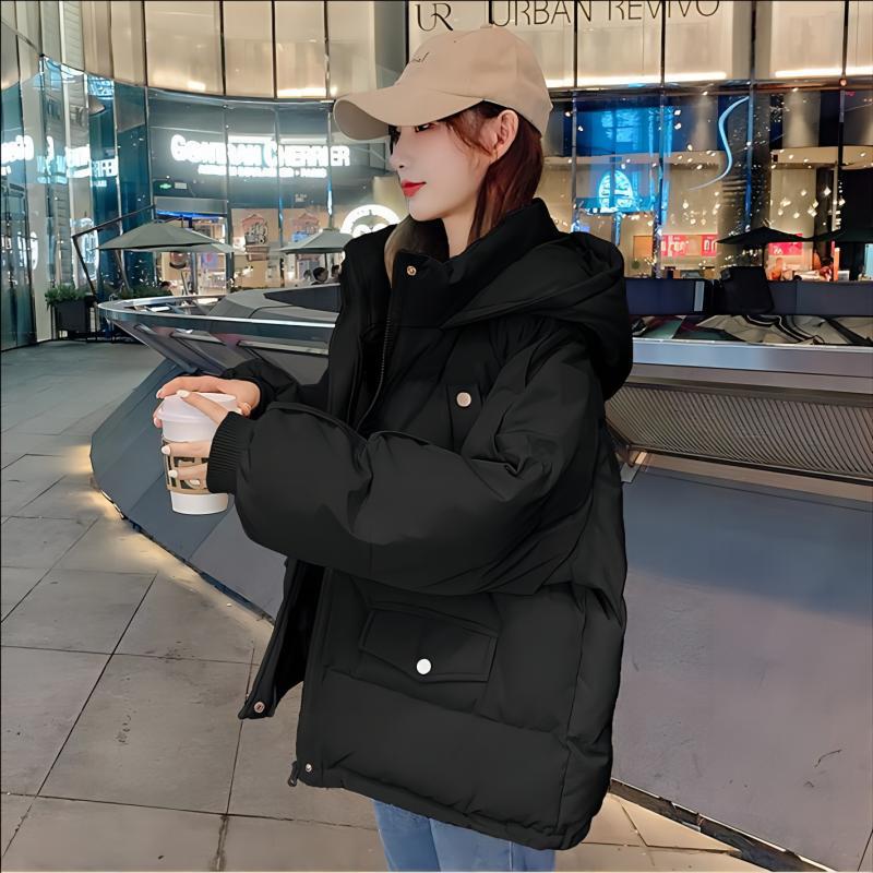 New Thickened Bread Clothes, Short Down Cotton-padded Clothes, Women's Loose Autumn and Winter Coats, Cotton-padded Jackets.
