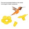 30 Sets Replaceable Bird Feeder Replacement Flowers Plastic Hummingbird Feeder Parts  Hummingbirds