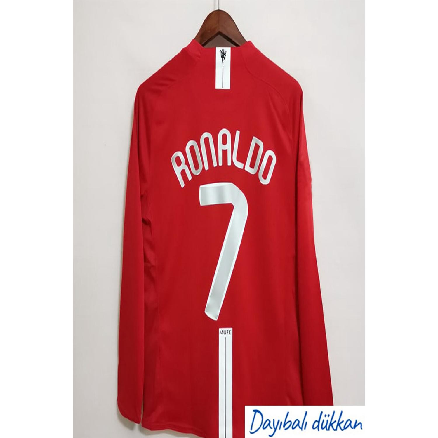 

Daybal Manchester United Ronaldo 07/08 Красная домашняя майка с длинным рукавом