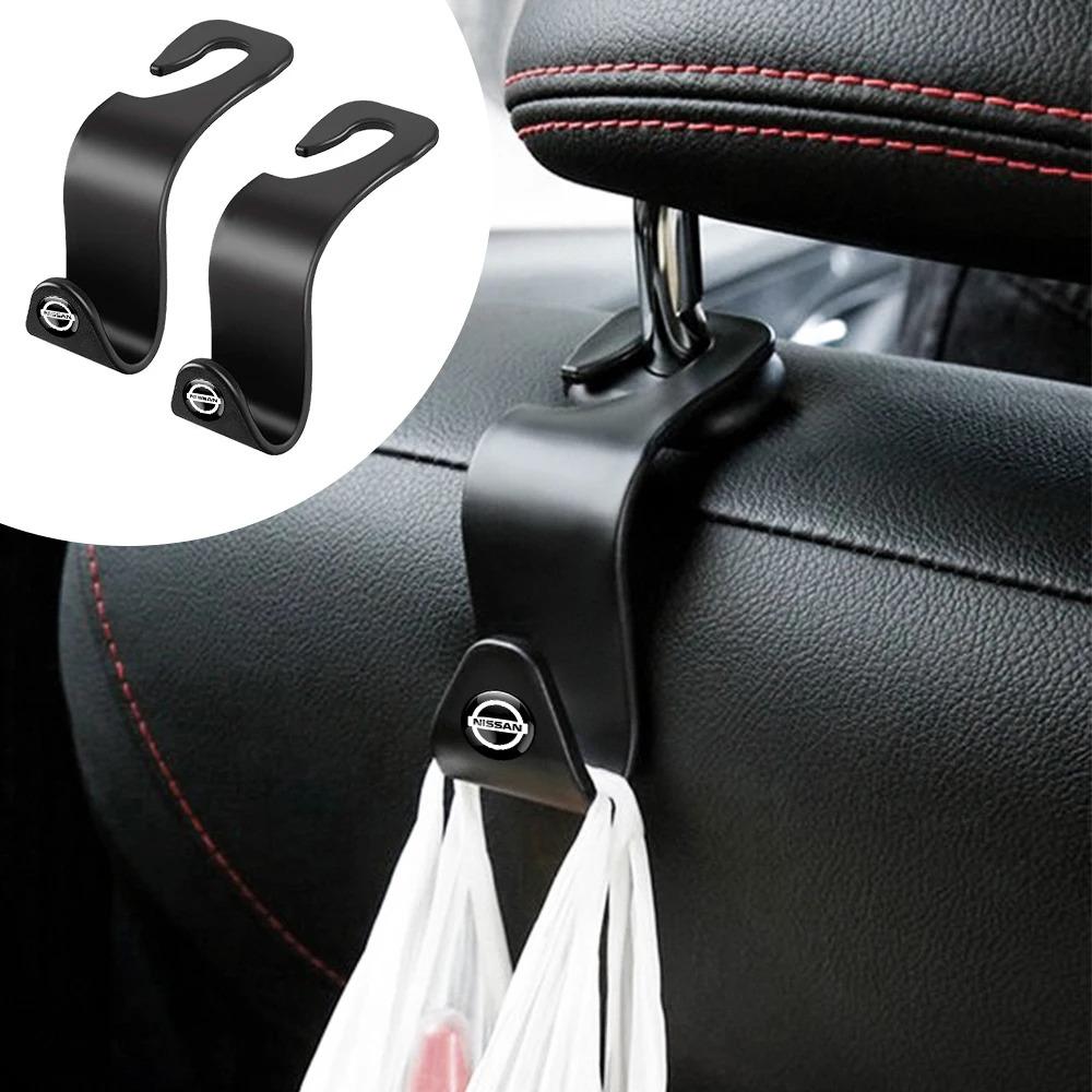2PCS Car ABS Seat Back Hook Multi-functional Storage Hook Accessories For Nissan Nismo Teana GTR Versa Almera X-Trail Xterra J11