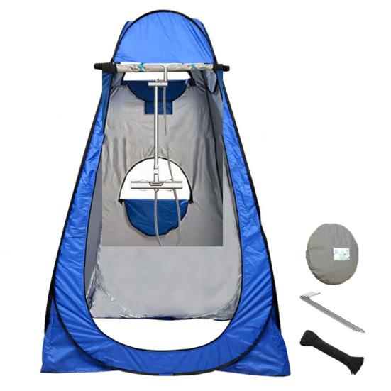 Utendørs Popping Dusj Telt Enkelt Oppsett Strand Camping Vandring Bærbar Omkledningsrom Mobiltoalett Instant Privacy Telt Sun Shelter
