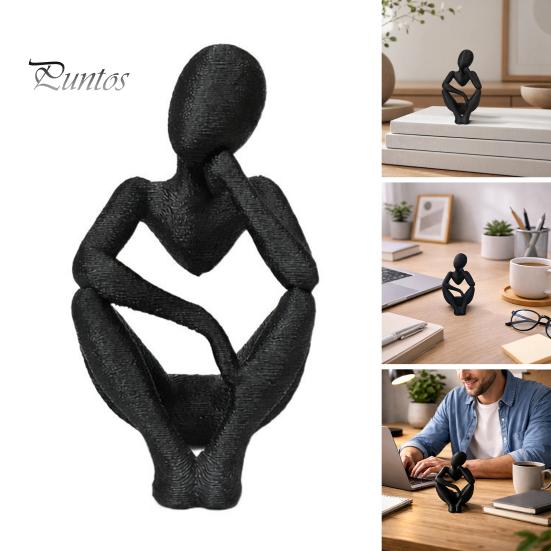 Arbeitsplatzdekoration Nordischer Stil Ornament, Abstrakte Dickere Design Schreibtischskulptur, Skulptur 3D Gedrucktes Schreibtischzubehör für Home Office Exquisit