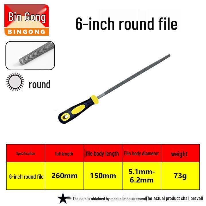 

Multi-Specification Steel File Set: Flat, Half-Round, Triangle, Round for Metal Polishing & Manual Use
